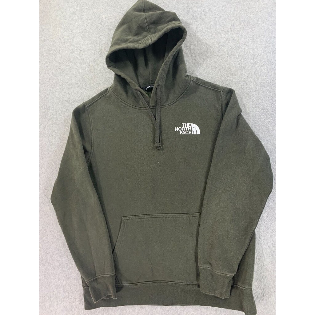 The North Face Cotton Blend Explorer Hoodie Sweatshirt (Men's Medium) Green